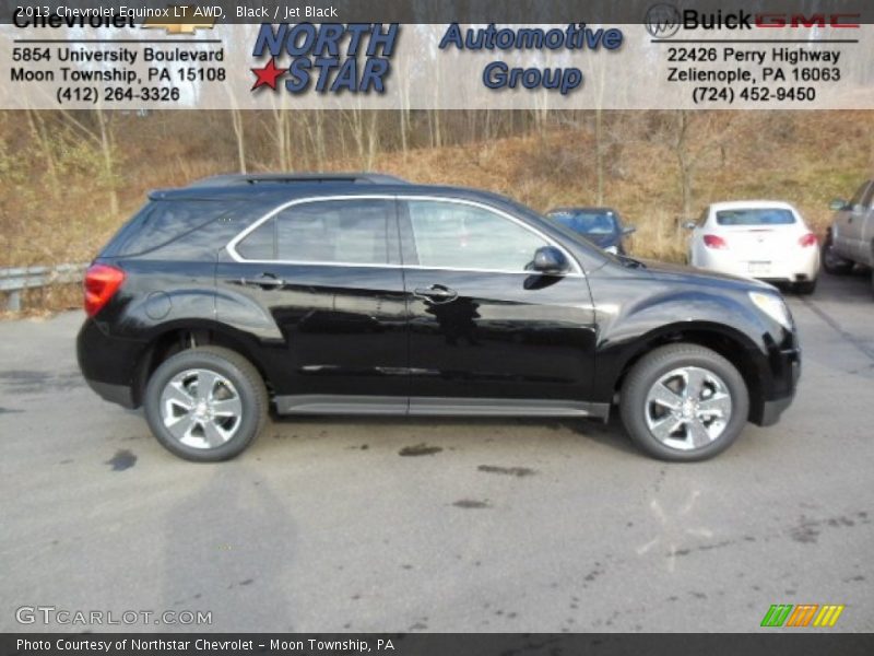 Black / Jet Black 2013 Chevrolet Equinox LT AWD