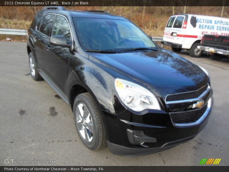 Black / Jet Black 2013 Chevrolet Equinox LT AWD
