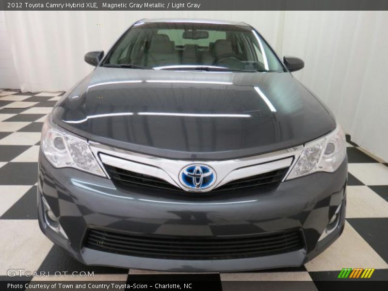 Magnetic Gray Metallic / Light Gray 2012 Toyota Camry Hybrid XLE