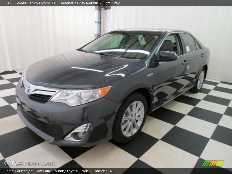 Magnetic Gray Metallic / Light Gray 2012 Toyota Camry Hybrid XLE