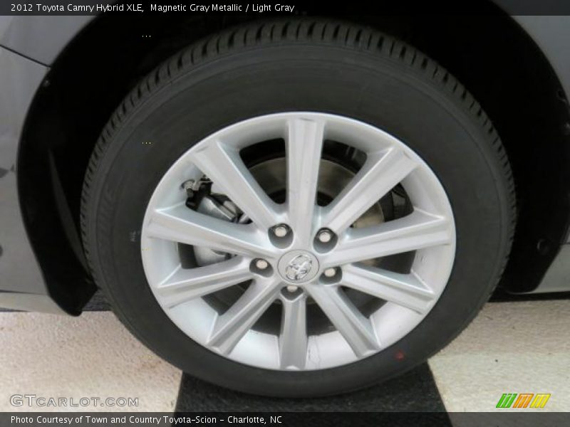 Magnetic Gray Metallic / Light Gray 2012 Toyota Camry Hybrid XLE