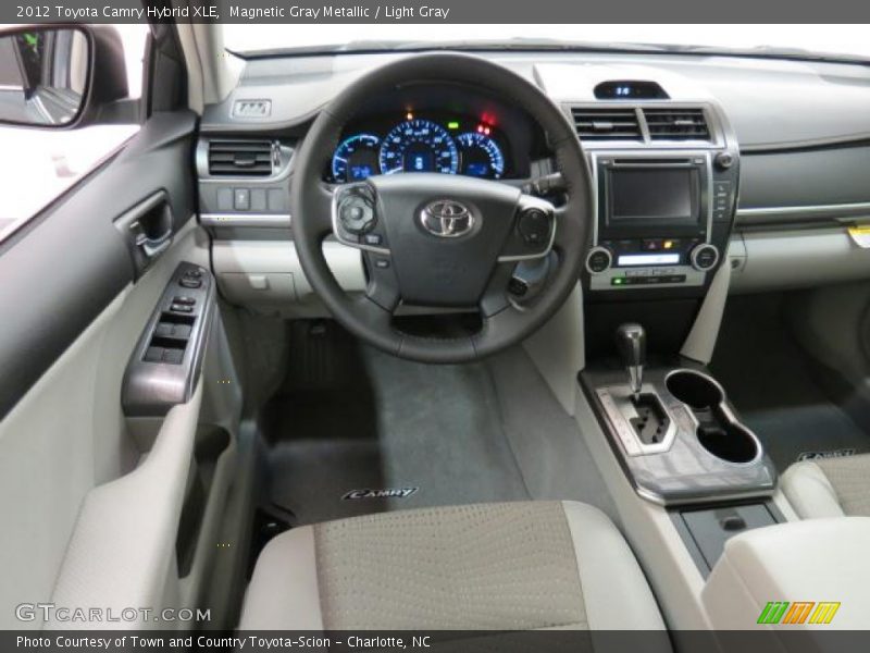 Magnetic Gray Metallic / Light Gray 2012 Toyota Camry Hybrid XLE