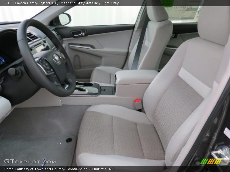 Magnetic Gray Metallic / Light Gray 2012 Toyota Camry Hybrid XLE