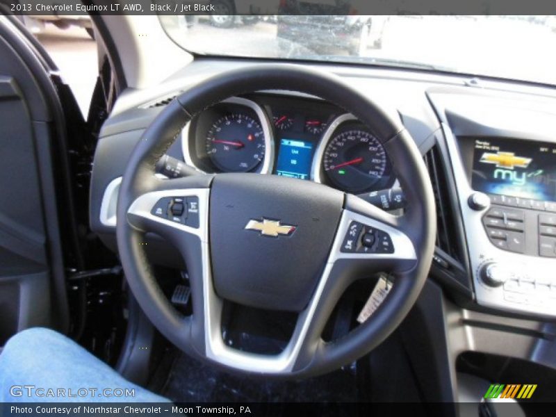 Black / Jet Black 2013 Chevrolet Equinox LT AWD
