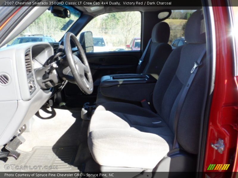 Victory Red / Dark Charcoal 2007 Chevrolet Silverado 3500HD Classic LT Crew Cab 4x4 Dually