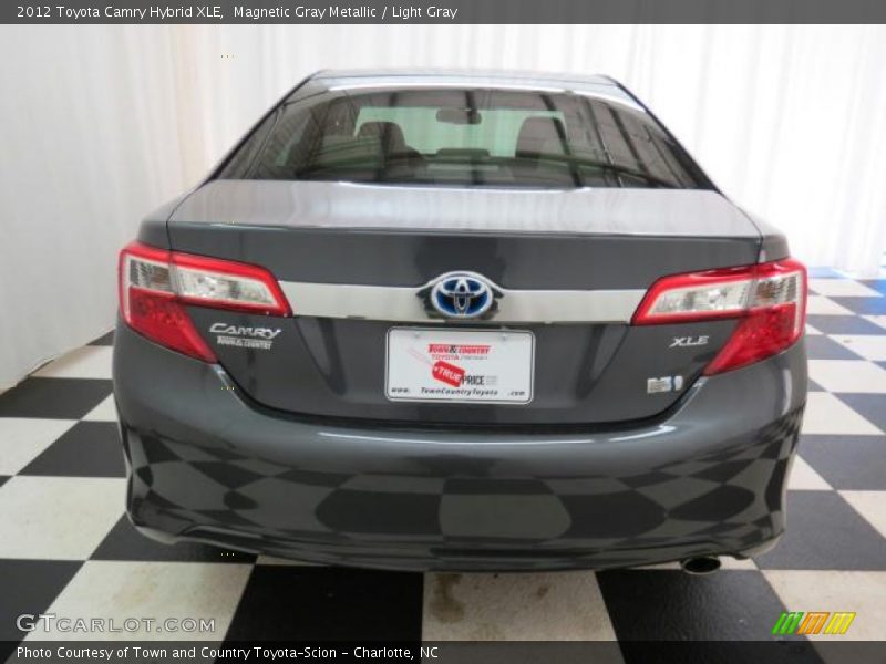 Magnetic Gray Metallic / Light Gray 2012 Toyota Camry Hybrid XLE