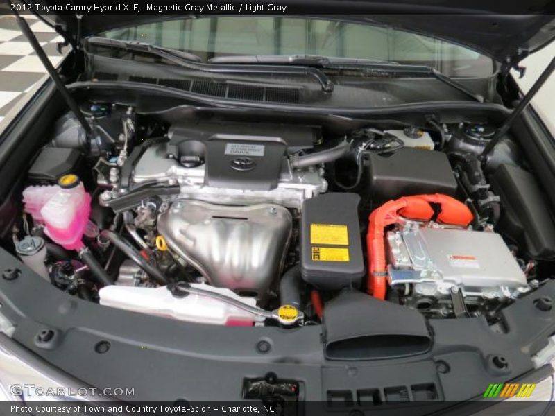 Magnetic Gray Metallic / Light Gray 2012 Toyota Camry Hybrid XLE