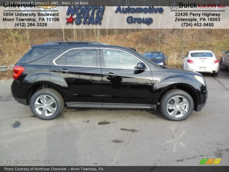 Black / Jet Black 2013 Chevrolet Equinox LT AWD