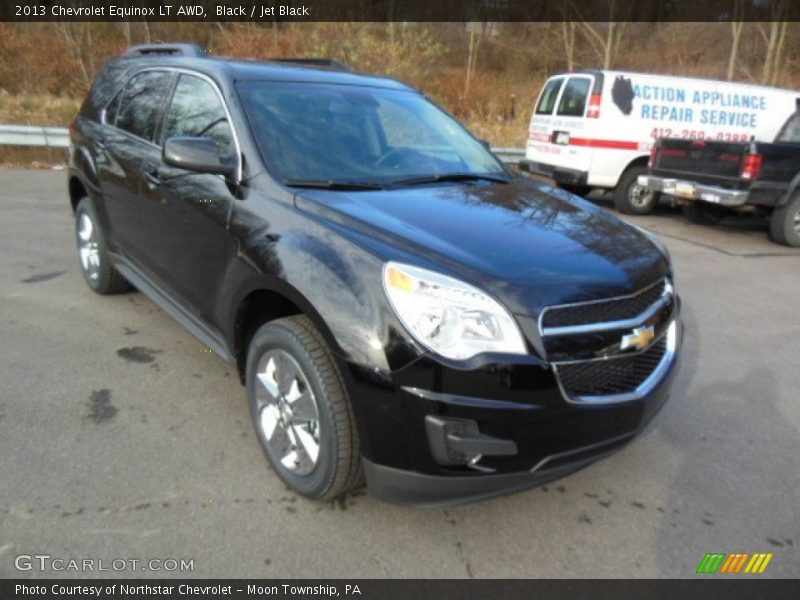 Black / Jet Black 2013 Chevrolet Equinox LT AWD