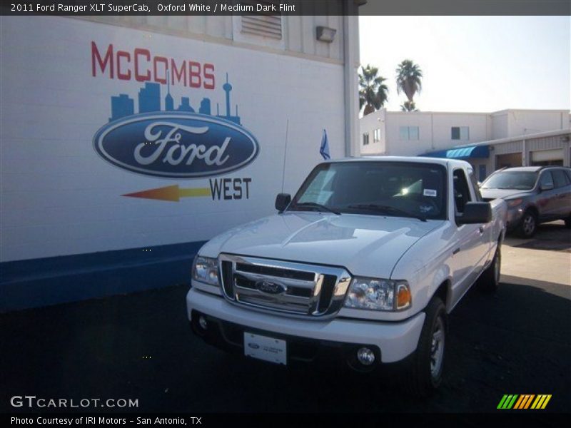 Oxford White / Medium Dark Flint 2011 Ford Ranger XLT SuperCab