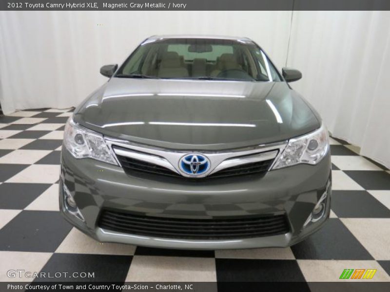 Magnetic Gray Metallic / Ivory 2012 Toyota Camry Hybrid XLE