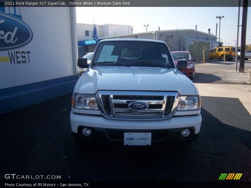 Oxford White / Medium Dark Flint 2011 Ford Ranger XLT SuperCab