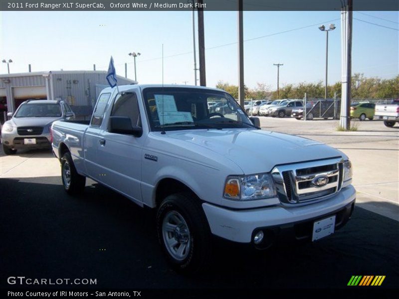 Oxford White / Medium Dark Flint 2011 Ford Ranger XLT SuperCab
