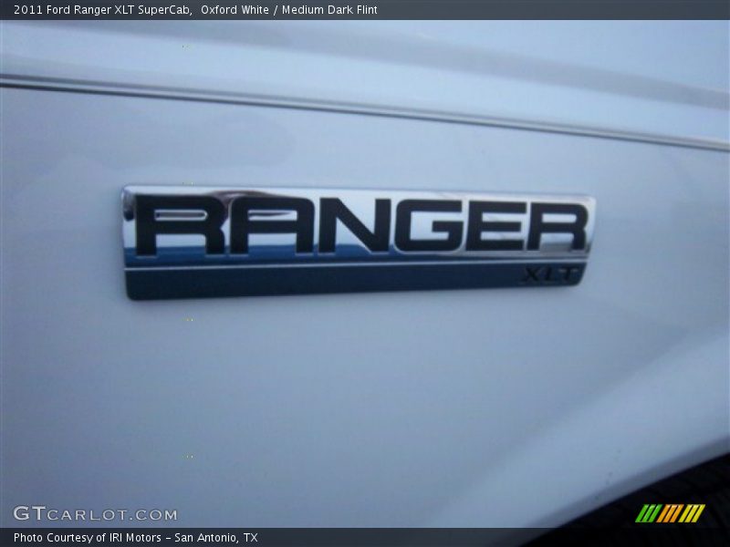 Oxford White / Medium Dark Flint 2011 Ford Ranger XLT SuperCab