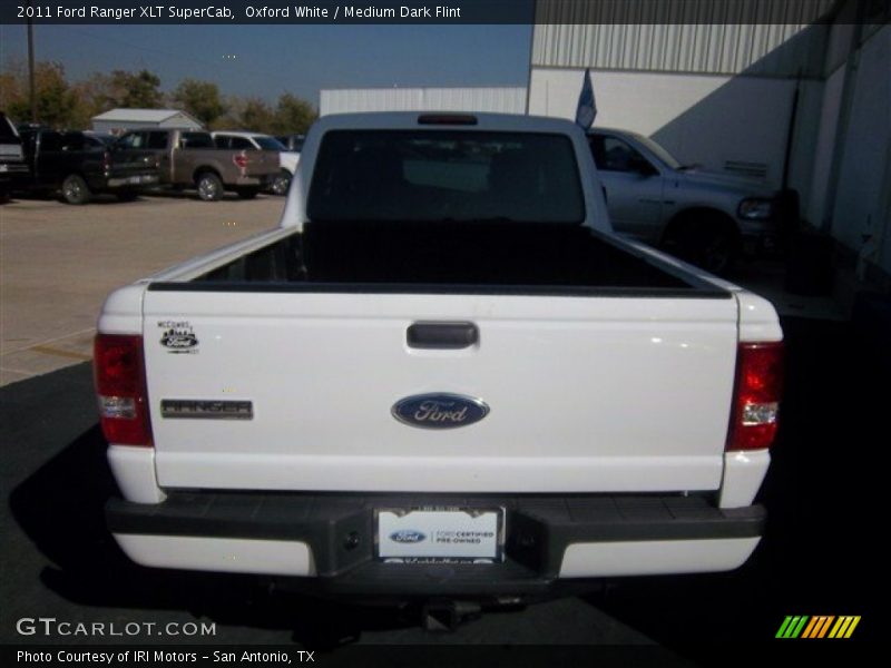 Oxford White / Medium Dark Flint 2011 Ford Ranger XLT SuperCab