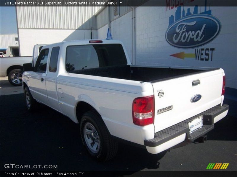 Oxford White / Medium Dark Flint 2011 Ford Ranger XLT SuperCab