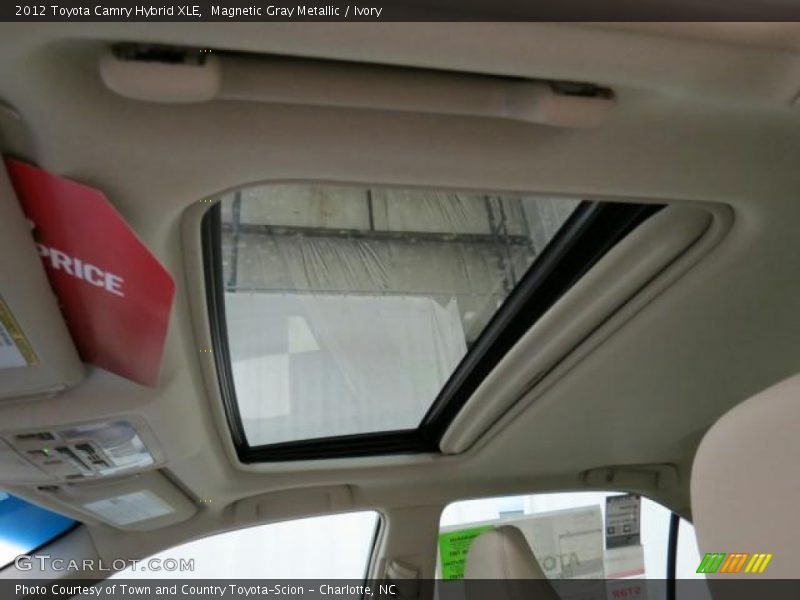 Magnetic Gray Metallic / Ivory 2012 Toyota Camry Hybrid XLE