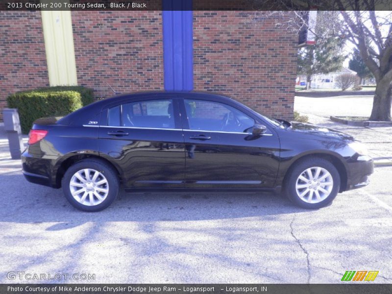 Black / Black 2013 Chrysler 200 Touring Sedan