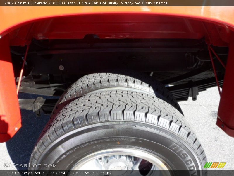 Victory Red / Dark Charcoal 2007 Chevrolet Silverado 3500HD Classic LT Crew Cab 4x4 Dually