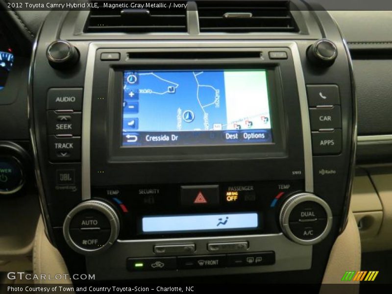 Magnetic Gray Metallic / Ivory 2012 Toyota Camry Hybrid XLE