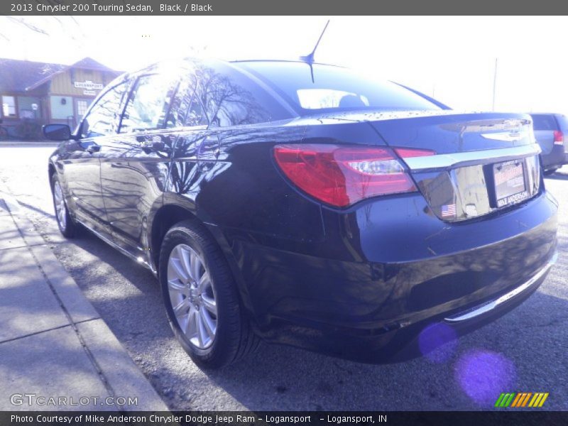 Black / Black 2013 Chrysler 200 Touring Sedan