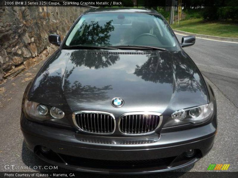 Sparkling Graphite Metallic / Black 2006 BMW 3 Series 325i Coupe