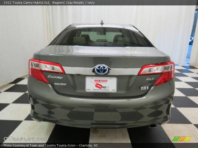 Magnetic Gray Metallic / Ivory 2012 Toyota Camry Hybrid XLE
