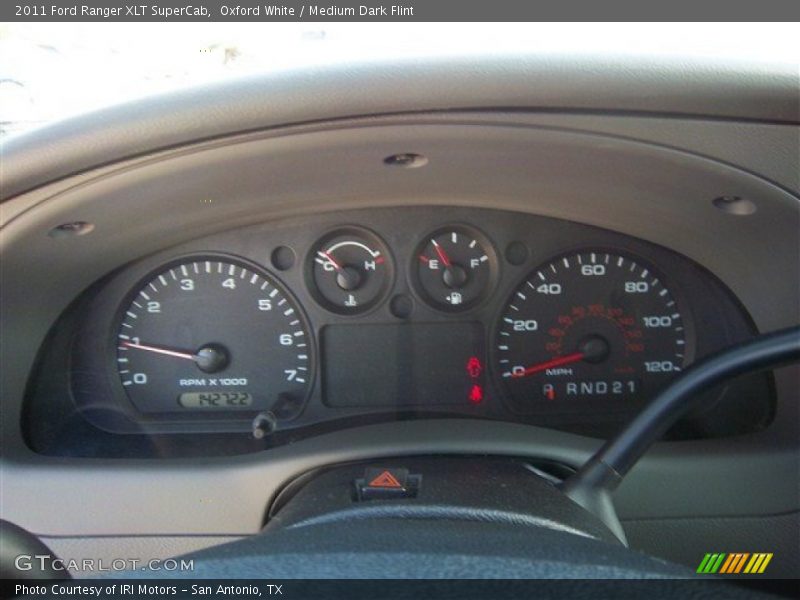 Oxford White / Medium Dark Flint 2011 Ford Ranger XLT SuperCab