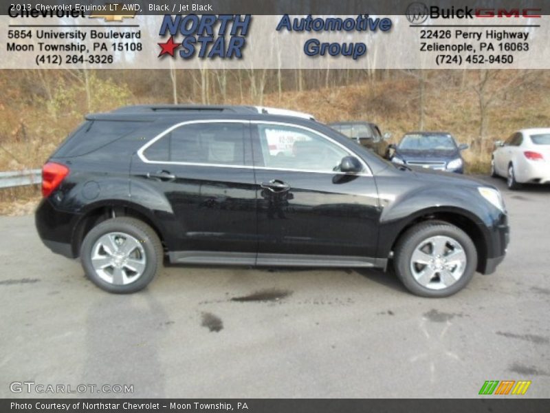 Black / Jet Black 2013 Chevrolet Equinox LT AWD
