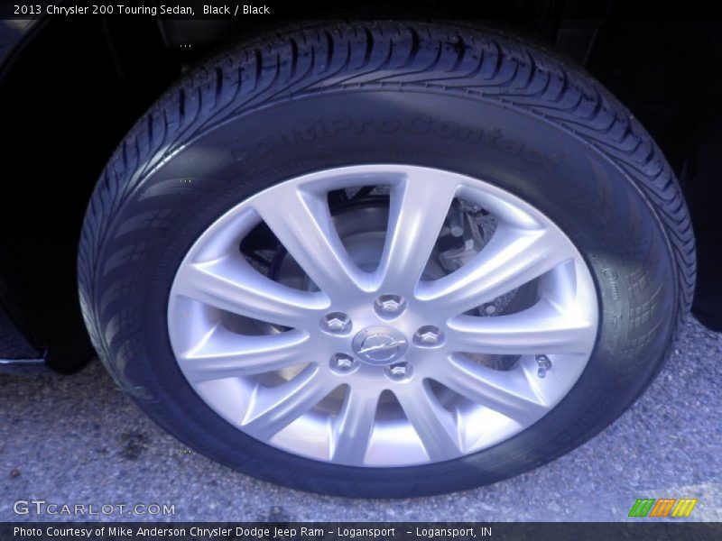 Black / Black 2013 Chrysler 200 Touring Sedan