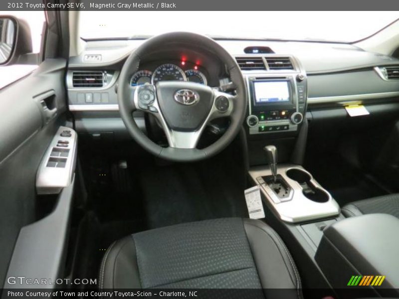 Magnetic Gray Metallic / Black 2012 Toyota Camry SE V6