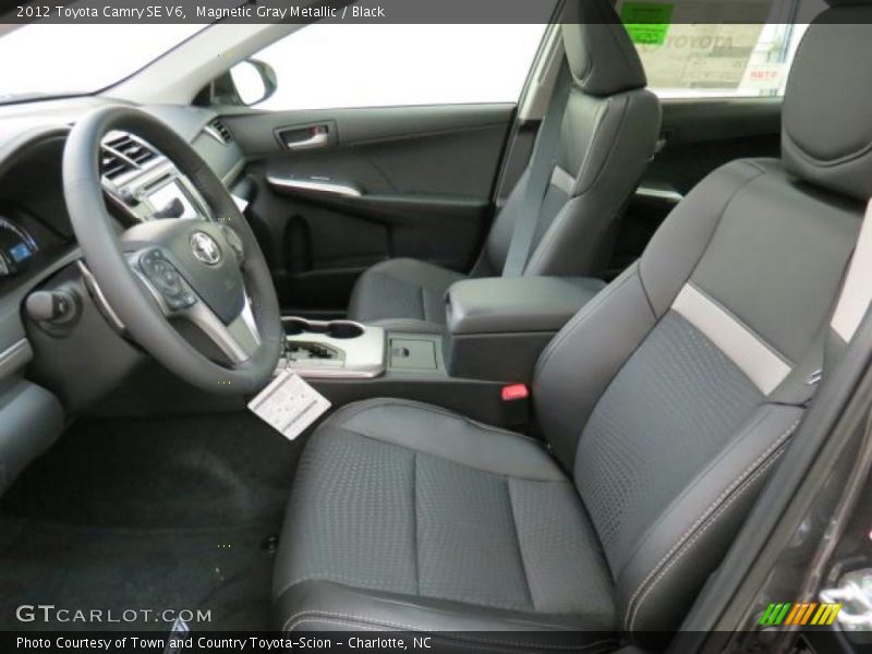 Magnetic Gray Metallic / Black 2012 Toyota Camry SE V6