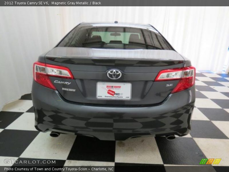 Magnetic Gray Metallic / Black 2012 Toyota Camry SE V6