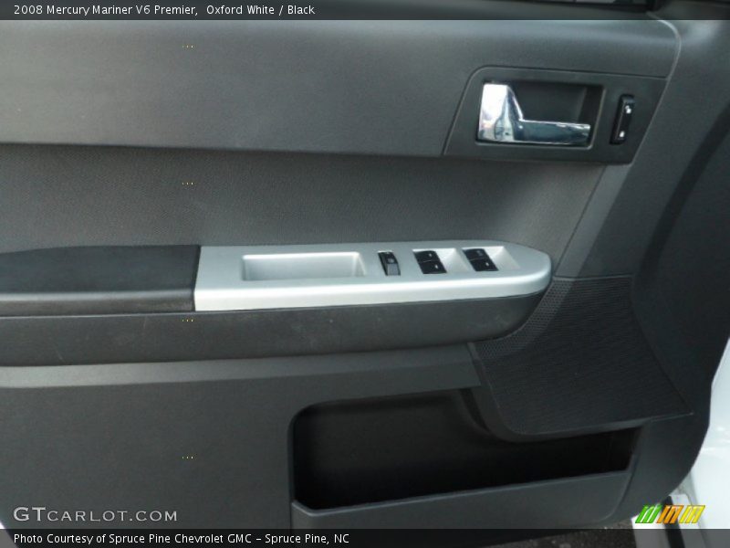 Oxford White / Black 2008 Mercury Mariner V6 Premier