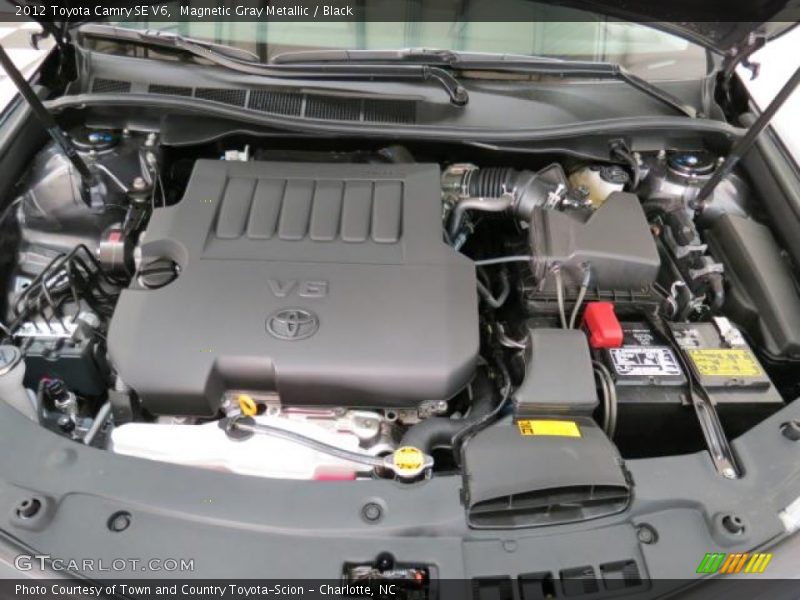 Magnetic Gray Metallic / Black 2012 Toyota Camry SE V6