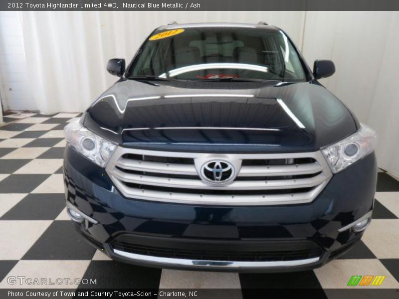 Nautical Blue Metallic / Ash 2012 Toyota Highlander Limited 4WD