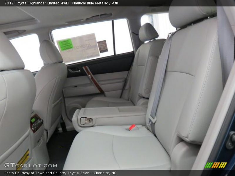 Nautical Blue Metallic / Ash 2012 Toyota Highlander Limited 4WD