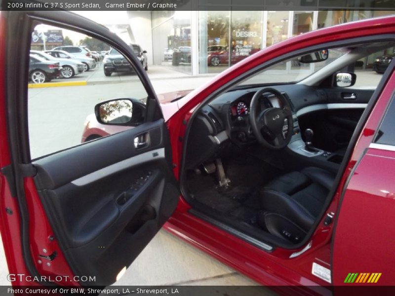 Garnet Ember / Graphite 2009 Infiniti G 37 S Sport Sedan