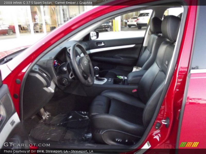 Garnet Ember / Graphite 2009 Infiniti G 37 S Sport Sedan