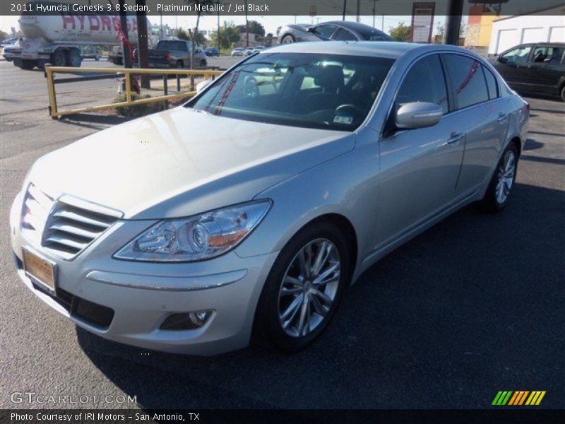 Platinum Metallic / Jet Black 2011 Hyundai Genesis 3.8 Sedan