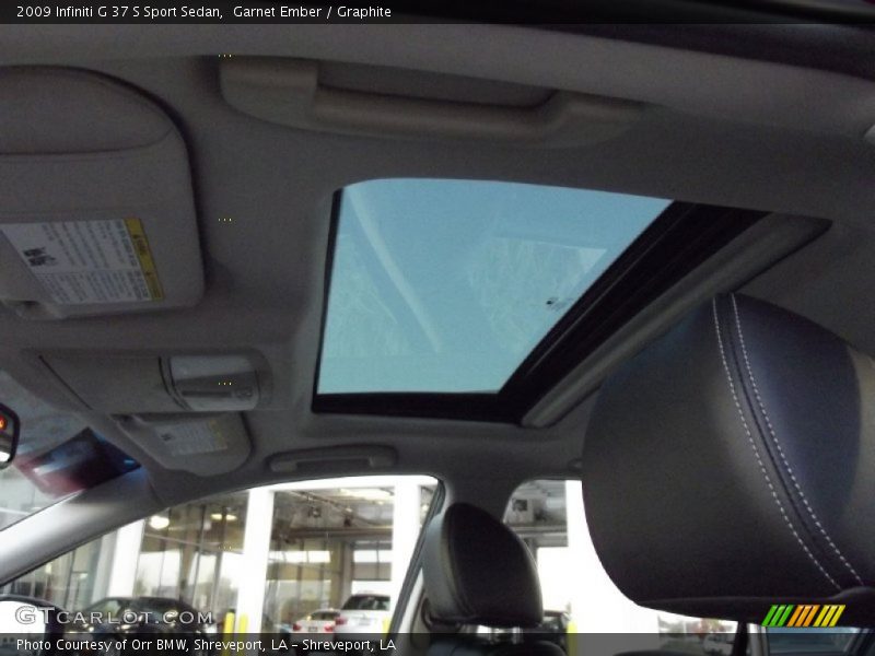 Garnet Ember / Graphite 2009 Infiniti G 37 S Sport Sedan