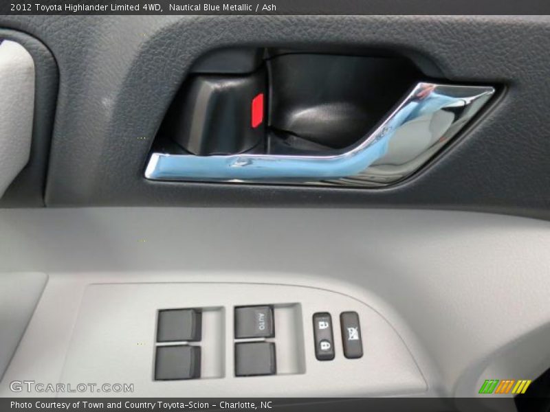 Nautical Blue Metallic / Ash 2012 Toyota Highlander Limited 4WD