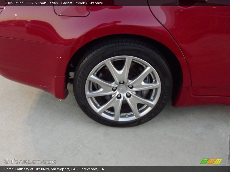 Garnet Ember / Graphite 2009 Infiniti G 37 S Sport Sedan