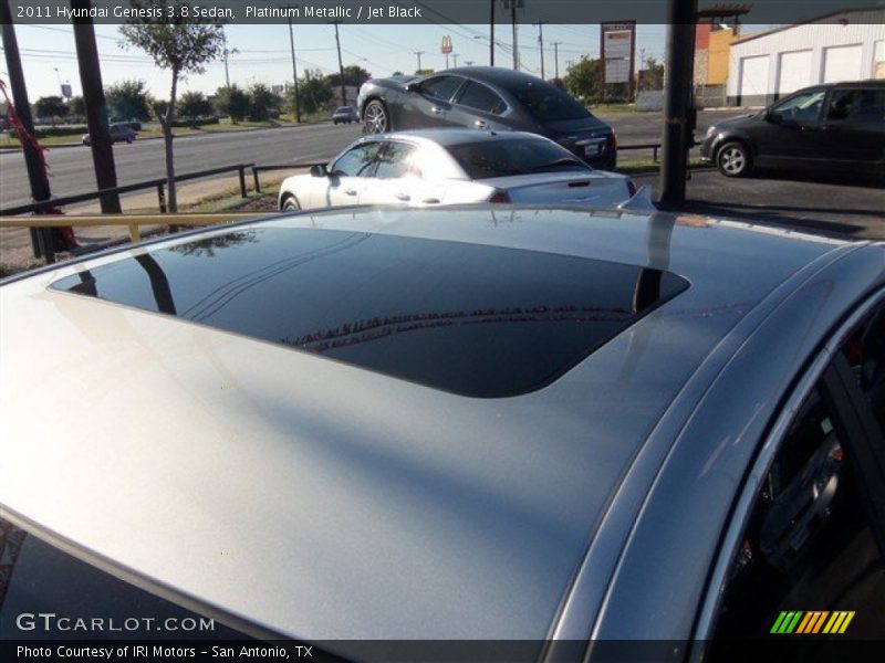 Platinum Metallic / Jet Black 2011 Hyundai Genesis 3.8 Sedan