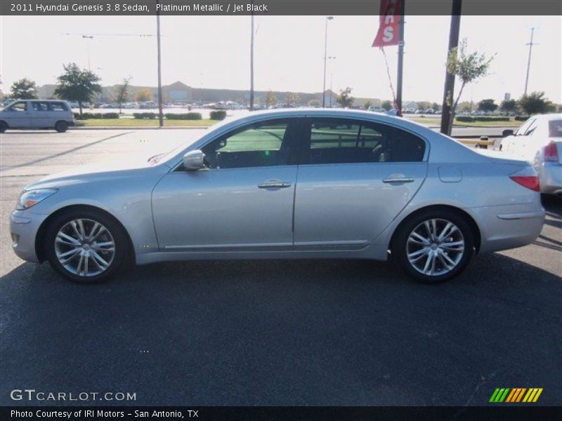 Platinum Metallic / Jet Black 2011 Hyundai Genesis 3.8 Sedan