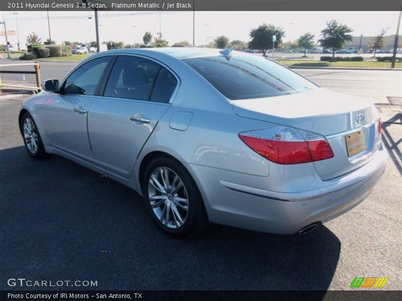 Platinum Metallic / Jet Black 2011 Hyundai Genesis 3.8 Sedan