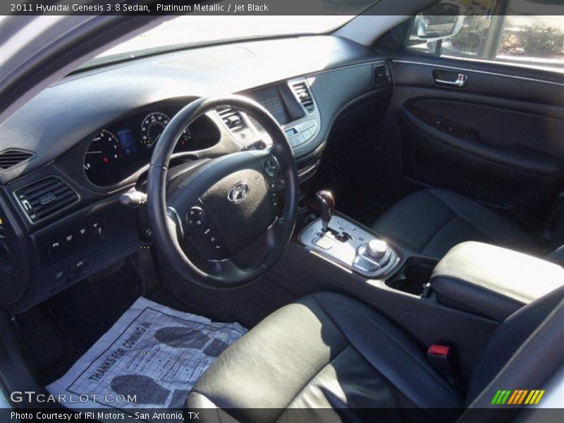 Platinum Metallic / Jet Black 2011 Hyundai Genesis 3.8 Sedan
