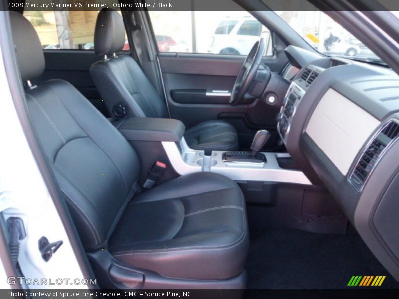 Oxford White / Black 2008 Mercury Mariner V6 Premier