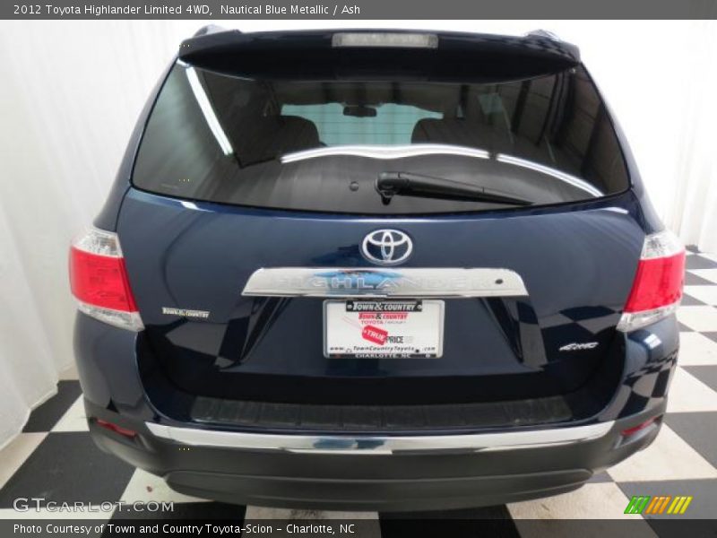 Nautical Blue Metallic / Ash 2012 Toyota Highlander Limited 4WD