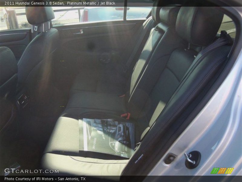 Platinum Metallic / Jet Black 2011 Hyundai Genesis 3.8 Sedan
